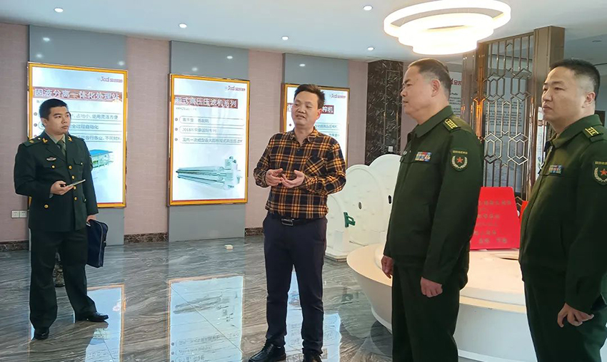 佛山軍分區政委、禪城區委常委領導一行蒞臨午夜福利电影在线观看調研指導工作